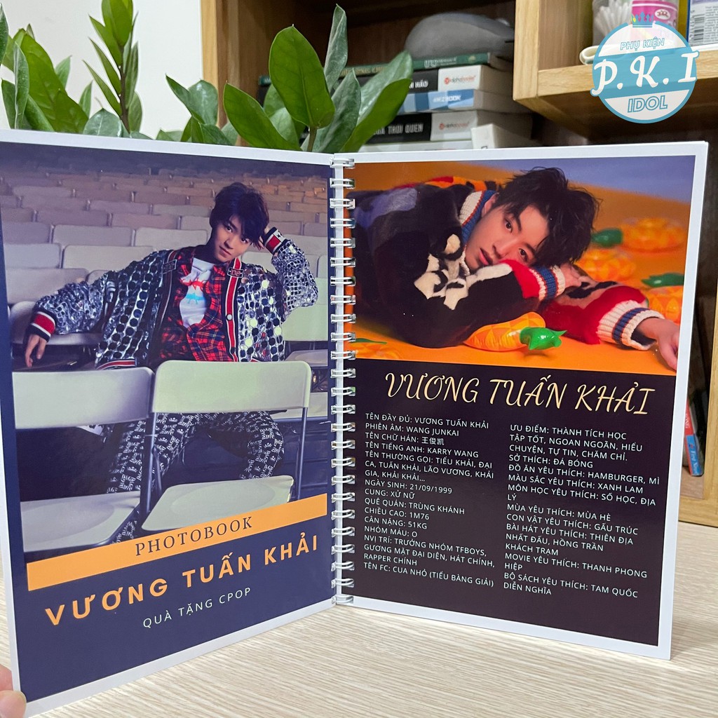 Bộ Photobook Album Ảnh Mới Nhất Của Vương Tuấn Khải 2021 - QUÀ TẶNG C-POP