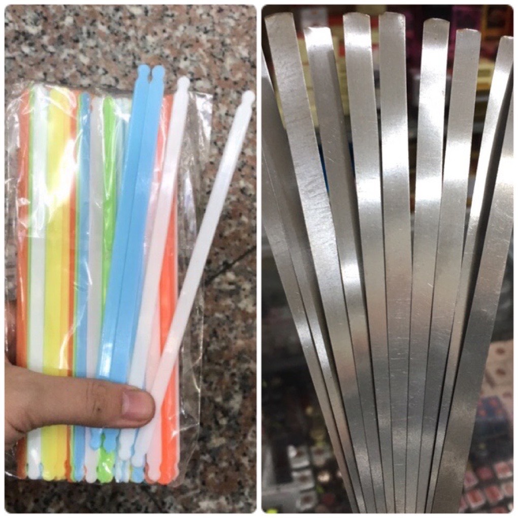 Dụng cụ nạo lưỡi, đồ cạo lưỡi NHỰA VÀ INOX dạng thẳng