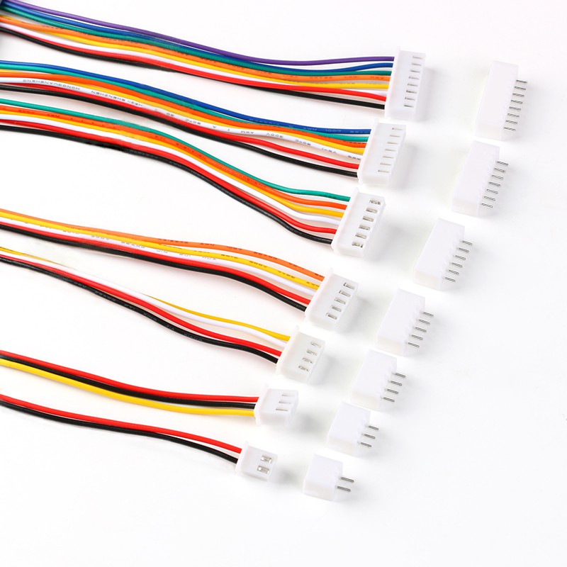 Set 5 đầu nối dây cáp JST XH2.54 XH kích thước 2.54mm 2/3/4/5/6/7/8/9/10 Pin 200MM 26AWG