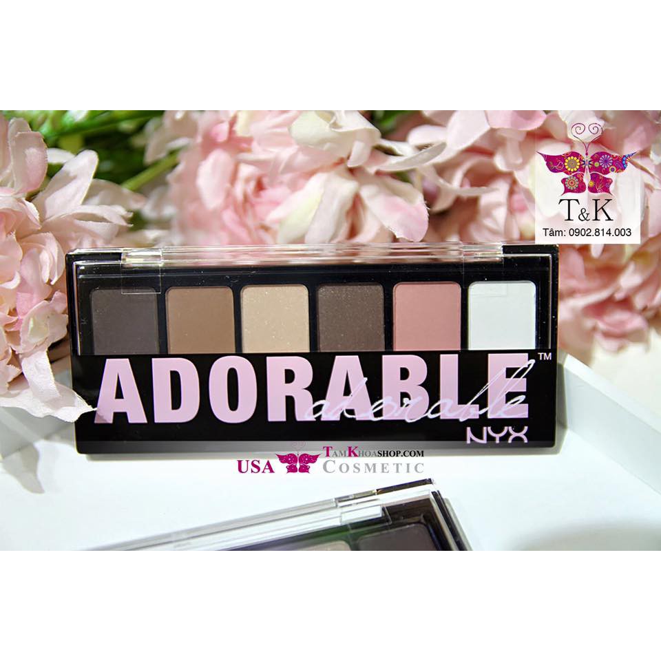 PHẤN MẮT NYX ADORABLE EYE SHADOW PALETTE