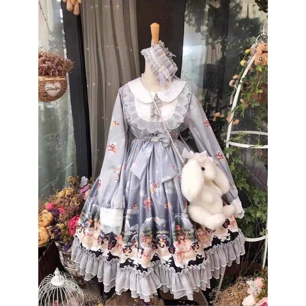 Váy/ Đầm Lolita Công Chúa Nhỏ - Kèm ảnh thật ở cuối, váy đầm công chúa,dự tiệc, tiểu thư, nàng thơ, sang chảnh