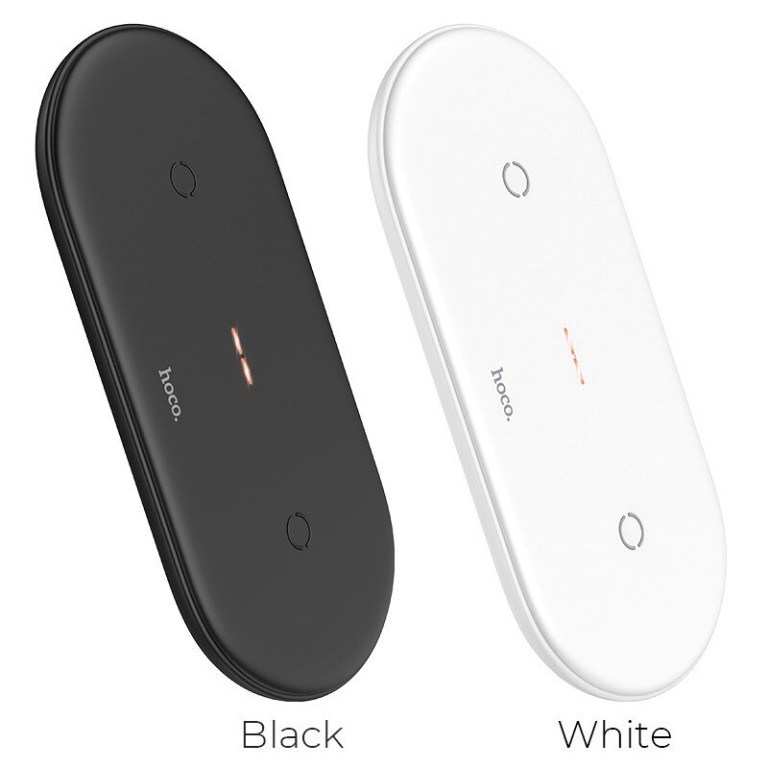 Đế sạc không dây 2-in-1 Hoco CW23 max 10W dành cho điện thoại, tai nghe bluetooth đôi - Hãng phân phối chính thức ♥️♥️