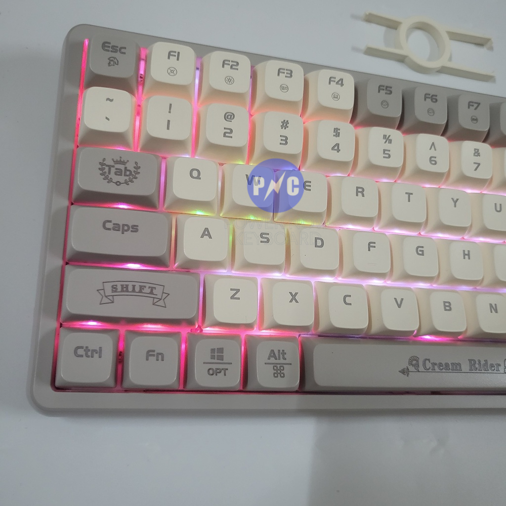 Bàn Phím Cơ HOTSWAP Langtu GK102 Custom Golden Switch, Light Gasket, Led Rainbow, Size 102 Phím.