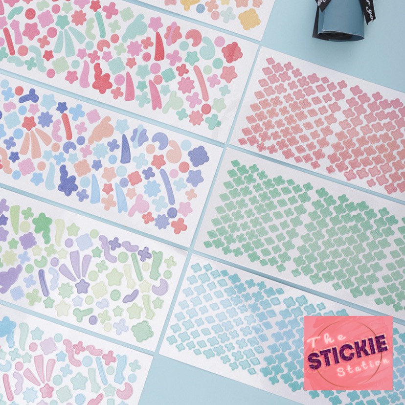 Sticker Hoạ Tiết Sao Vụn - Trang Trí Toploader