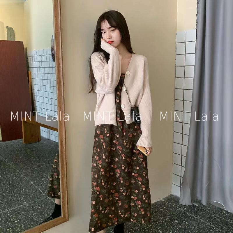 Đầm Váy Maxi 2 Dây Hoa Nhí Mẫu Mới - Hàng QC | BigBuy360 - bigbuy360.vn