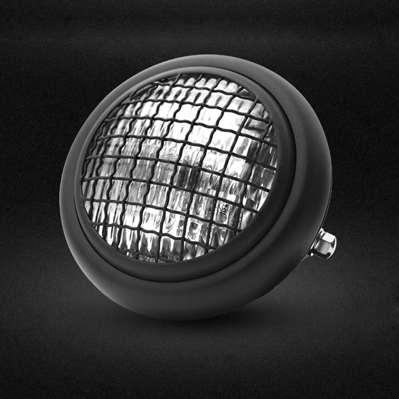 Chụp Đèn Pha Hình Tròn Phong Cách Vintage Thông Dụng Cho Xe Máy