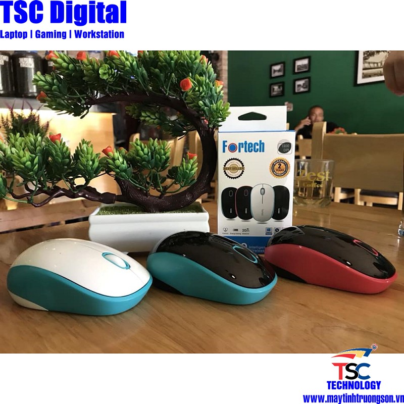 Chuột Không Dây  FORTECH B190 Chính Hãng Bảo Hành 2 Năm