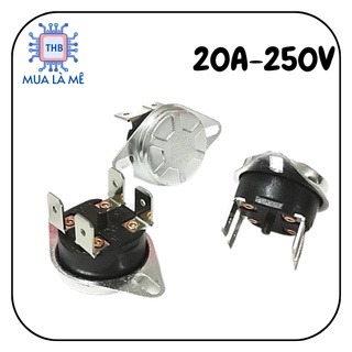 Rơ le nhiệt bình nóng lạnh 20a 250v 85 độ / 90 độ / 92 độ / 93 độ / 95 độ.