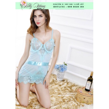 Sx 600 váy ngủ gợi cảm -đầm ngủ sexy -KellyWang