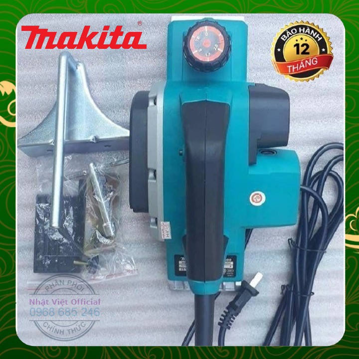 Máy bào gỗ cầm tay mini Makita Malaysia 600W đa năng dụng cụ bào gỗ tiện lợi