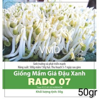 Hạt giống Mầm Giá Đậu Xanh