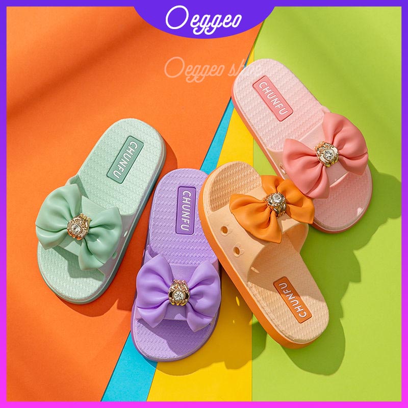 Dép Đi Trong Nhà Kiểu Dáng Dễ Thương Cho Bé Gái