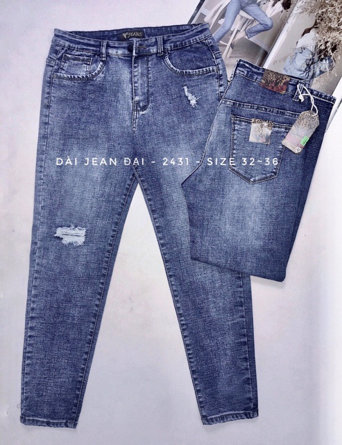 QUẦN JEAN DÀI BIG SIZE CO DÃN MẠNH 2431