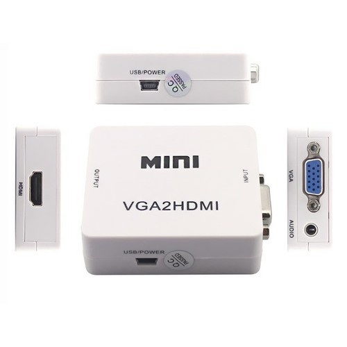 [FreeShip Toàn Quốc] Box Chuyển VGA Sang HDMI HD Mini