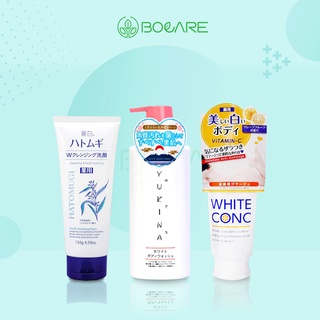 Combo dưỡng trắng da sữa tắm trắng Yukina