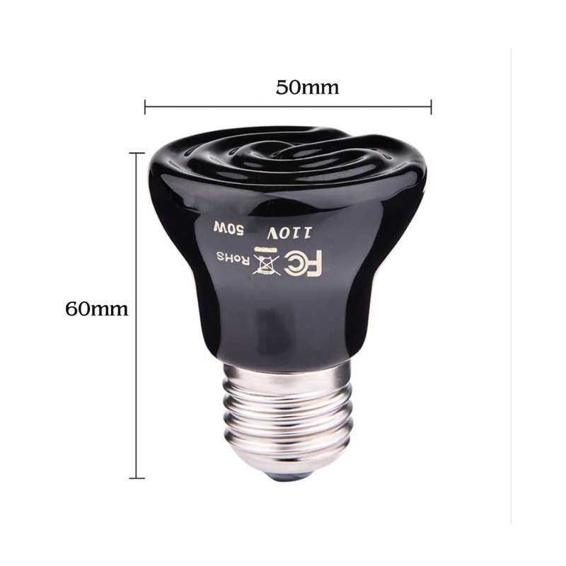 ĐÈN PHÁT NHIỆT HỒNG NGOẠI ĐÈN SƯỞI DÀNH CHO BÒ SÁT, CHIM, VẸT