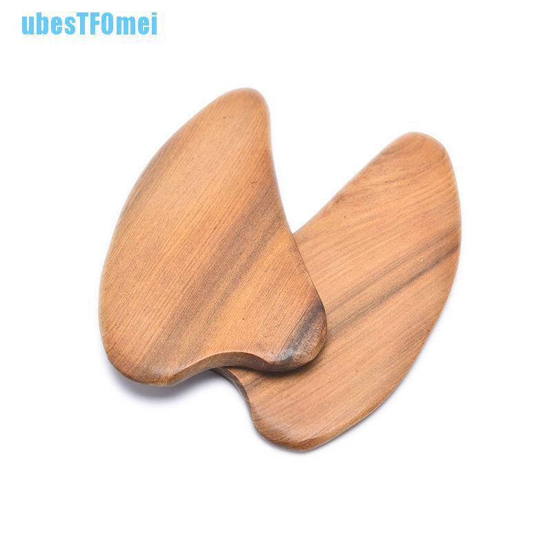 [Hàng mới về] Bảng cạo gió massage da mặt / lưng / cổ bằng gỗ thiên nhiên