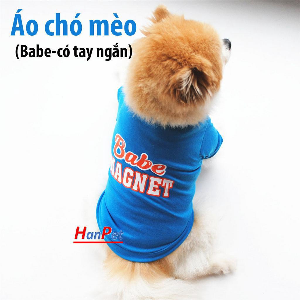 Áo chó mèo quần áo thú cưng có tay SOS xịn xò