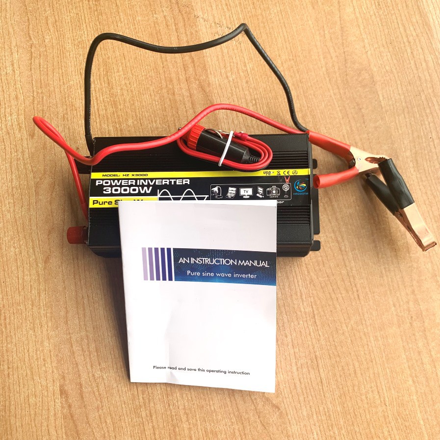 Bộ chuyển kích điện ắc quy từ 24V lên 220V Sóng sin chuẩn 500W dùng cho gia đình, xe tải lớn, nhà xưởng