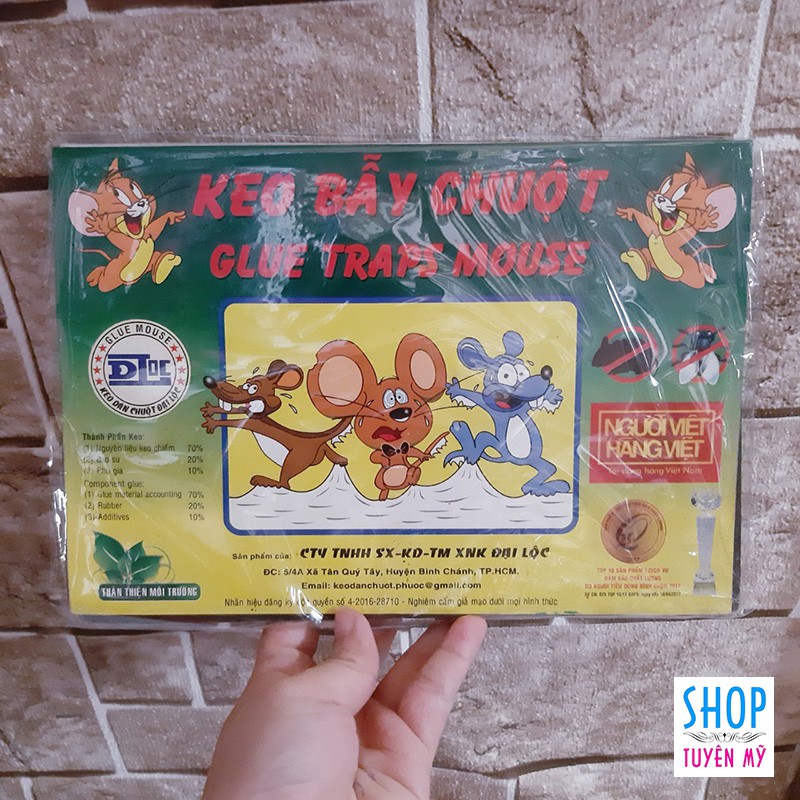 [TẶNG 02 miếng keo dính ruồi] Combo - 10 miếng keo dính chuột