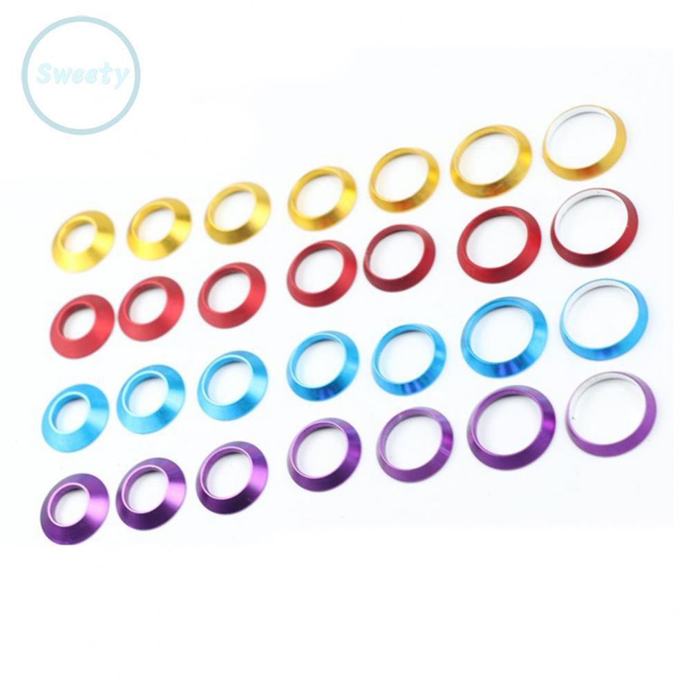 SWTDRM- ~9/10/11/12/13/14/15.5mm Winding Checks Trim Ring DIY Aluminium Alloy for Fishing Rod Repair-