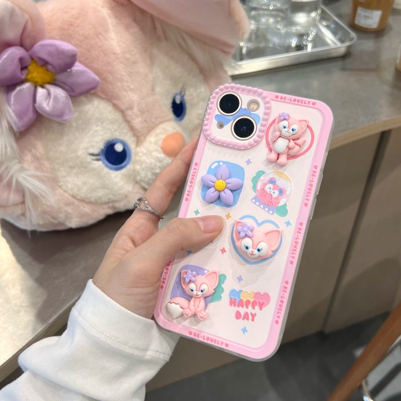 Ốp Điện Thoại Hình Chú Cáo 3D Dễ Thương Cho IPhone 12 13 11 Pro Max X Xs Max Xr 7 8 Plus Has4
