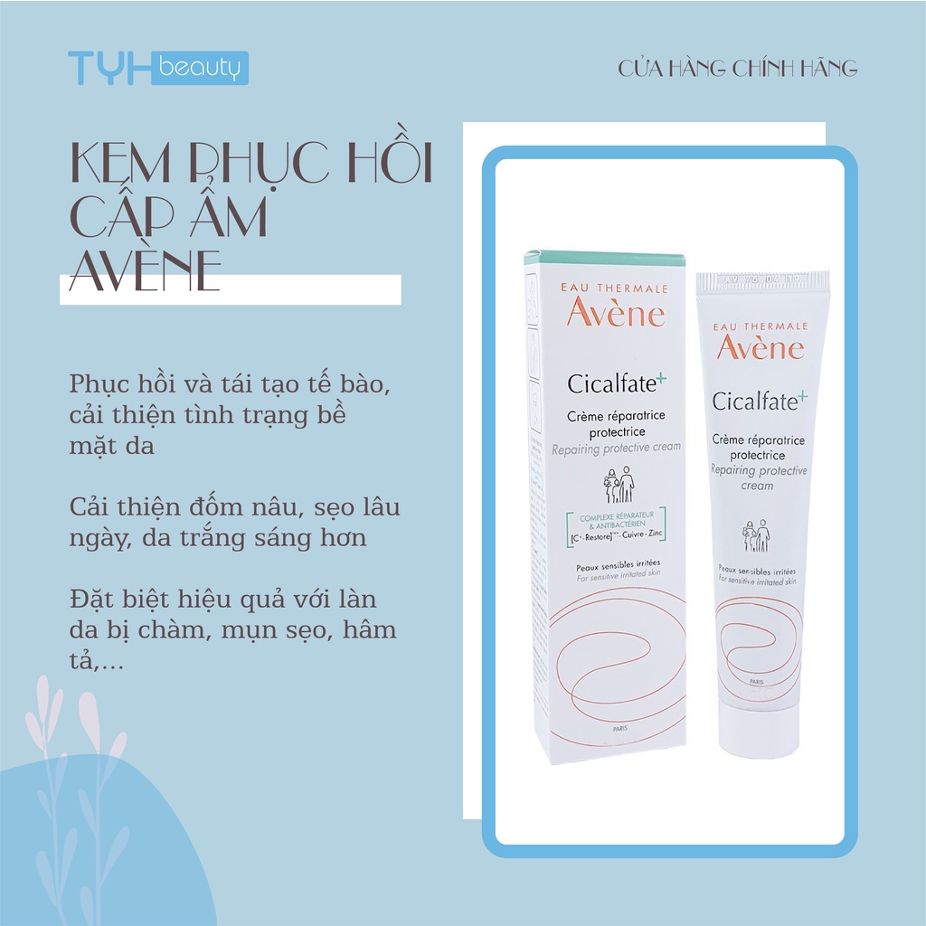Kem phục hồi Avene Cicalfate, làm lành sẹo và cấp ẩm cho da Avene Cicalfate Restorative Skin Cream 4