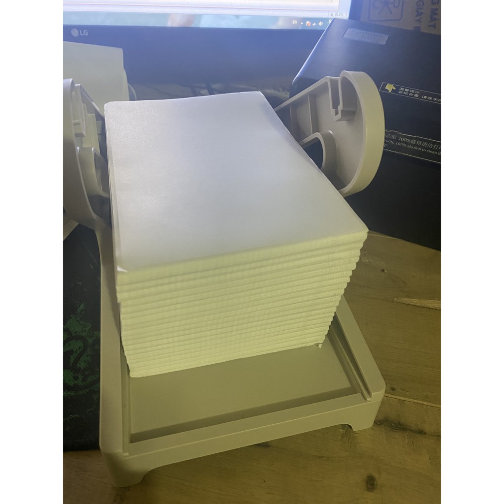 Giấy Nhãn Dán Decal Media A6 100 Tờ In Tem Vận Chuyển In Phiếu Gửi Hàng Dùng Cho Máy In Laser văn phòng