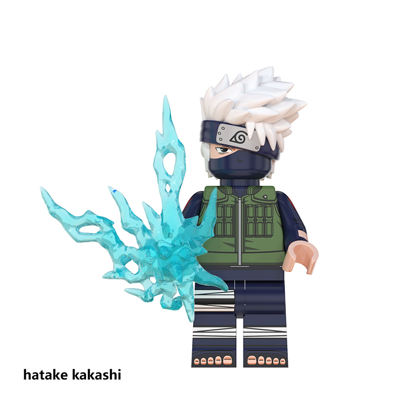 NARUTO Mô Hình Đồ Chơi Lego Nhân Vật Uchiha Ompto Sasuke Kakashi