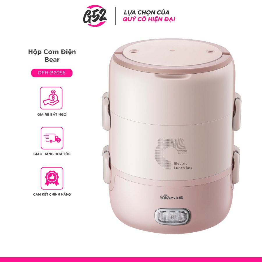 Hộp Cơm Điện Bear DFH-B20S6 - Hàng Chính Hãng