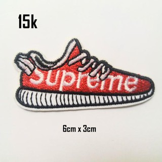 Sticker vải giày supreme 92