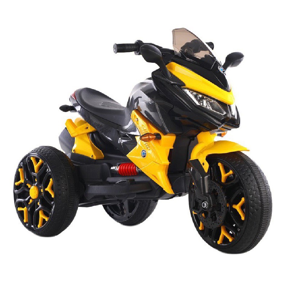 Xe máy điện moto 3 bánh trẻ em KIDVIET-PRO 5188 dáng thể thao (Đỏ-Trắng-Xanh-Vàng)