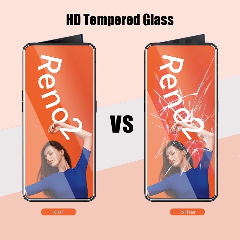 Miếng Dán Cường Lực Bảo Vệ Màn Hình Dành Cho Oppo OPPO Reno 7Z 7 SE 6Z 6 5G 5F 5Z 5 4 Lite 4 Se 4Z 4F 4 3 Pro 4G 2Z 2F 2 9H