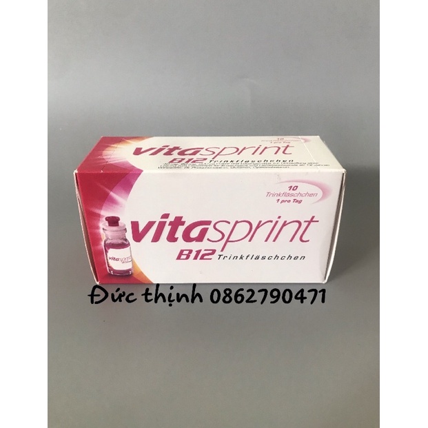 ( Bill Đức ) Vitasprint B12 cho người cần phục hồi sức khỏe - Hộp 10 lọ