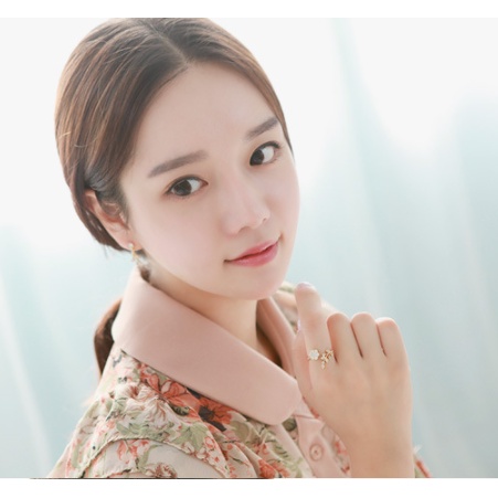 Nhẫn hoa lá mơ ước siêu xinh phong cách Hàn Quốc shop Phụ Kiện Tiên Tiên