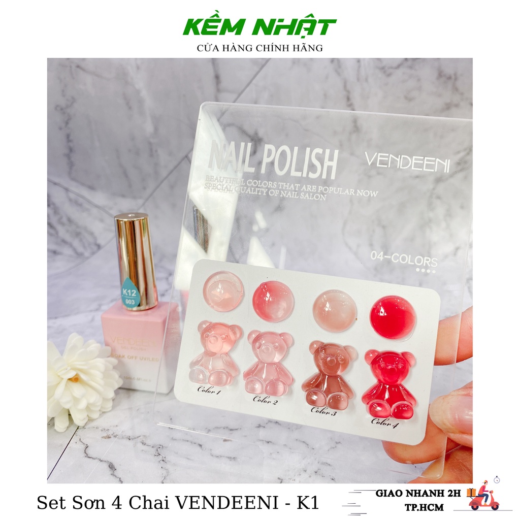 Set Sơn 4 Chai VENDEENI