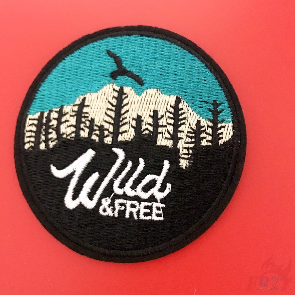 ☸ VSCO ：Wild Free / Travelling Patch ☸ 1Pc Diy Sew on Iron on Patch