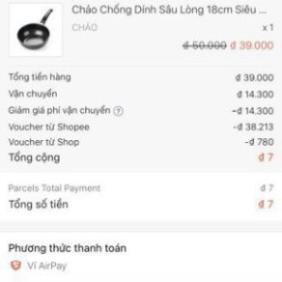 Chảo Chống Dính Sâu Lòng 18cm, Chiên, Dán, Xào Đa Năng Siêu Bền Dùng Cho Mọi Loại Bếp - Tặng Kèm Khăn Lau Bếp