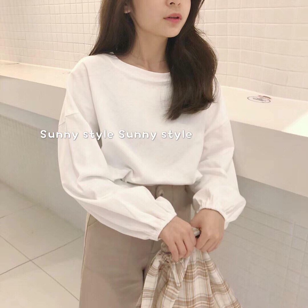 Áo Tay Dài BO THUN UNISEX Form rộng_ Freesize 65kg