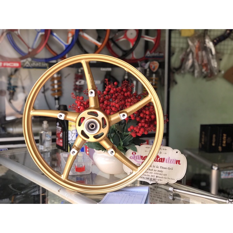 mâm 5 cây satria raider fi bảng 1.4 1.6 atracing