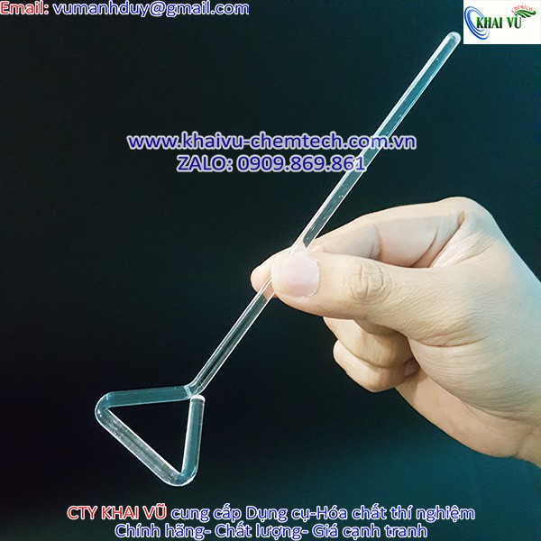 Que trang Que cấy trải vi sinh thủy tinh  cứng cáp