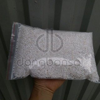 Đá trân châu Perlite 3-5 (Sỏi nhẹ ) dùng giữ ẩm, tơi xốp đất cho cây trồng túi 1L (1 lít)