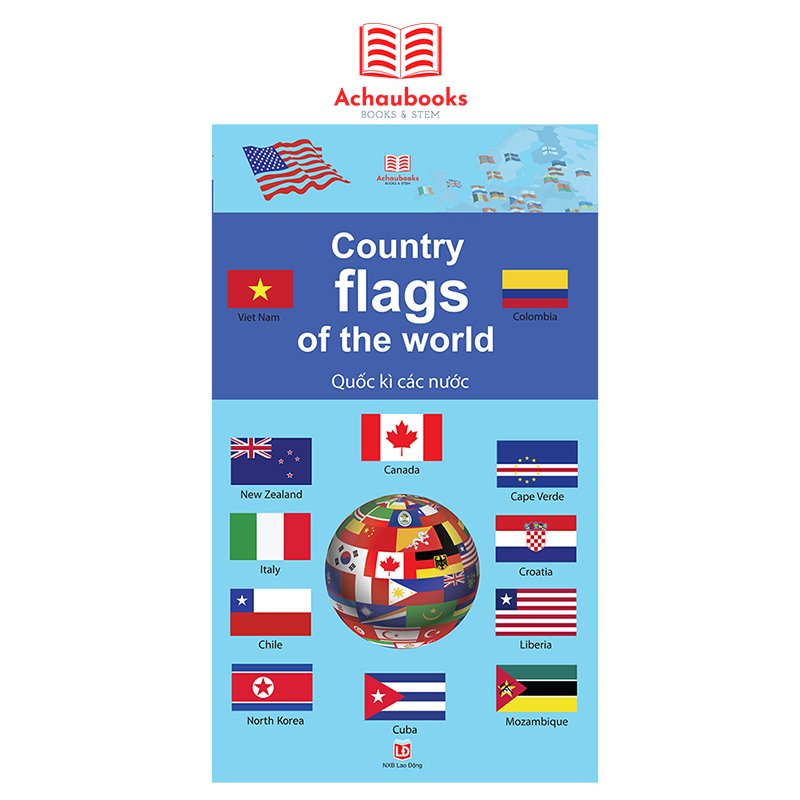 Sách Country Flags Of The World Á Châu Books Quốc kỳ các nước