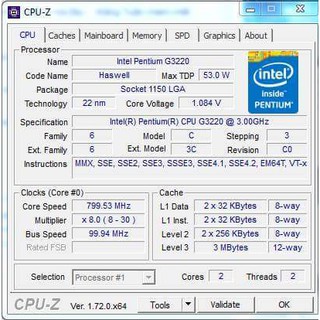 CPU INTEL PENTIUM G3220 3.0 GHZ- 3MB CACHE