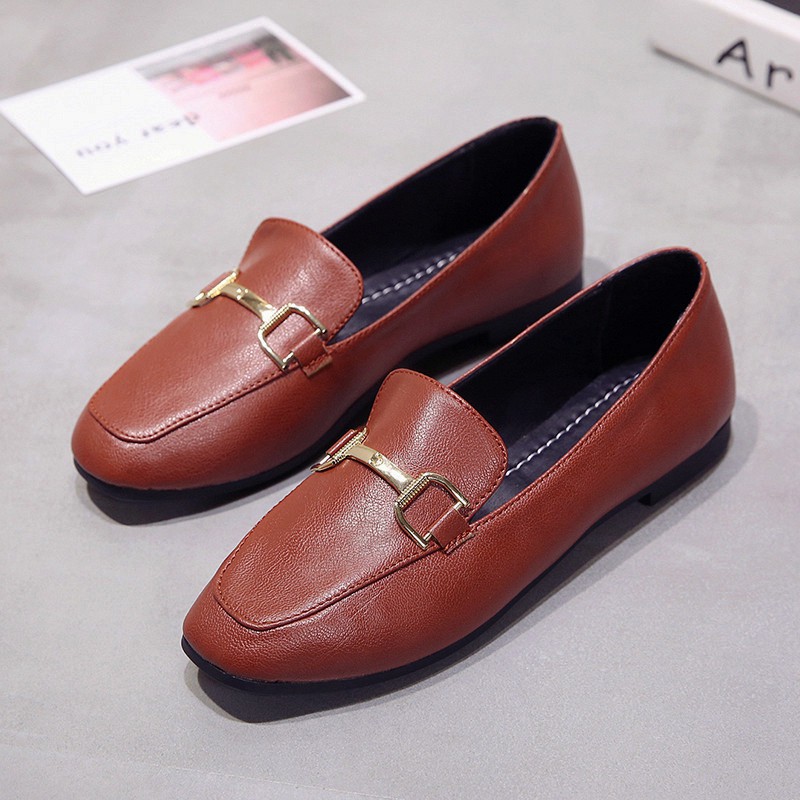 IELGY Giày lười nữ mũi vuông | BigBuy360 - bigbuy360.vn