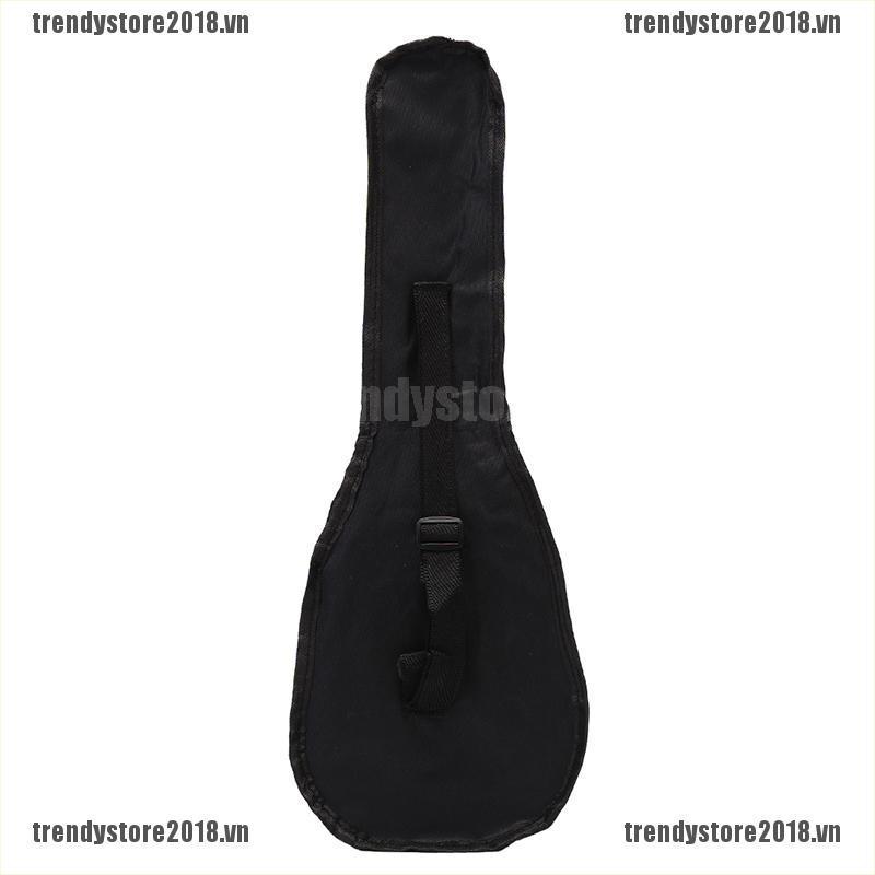 Túi Đựng Đàn Ukulele 21 Inch Đeo Vai Chất Liệu Mềm Mại Màu Đen
