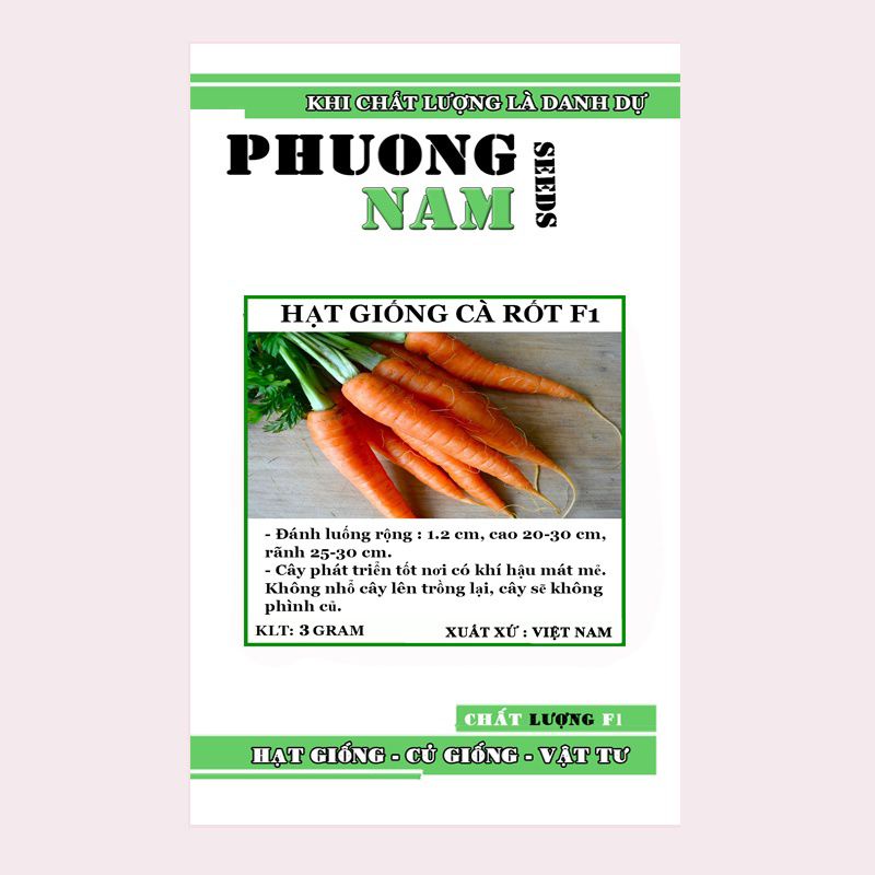Hạt giống cà rốt chất lượng F1 dể trồng