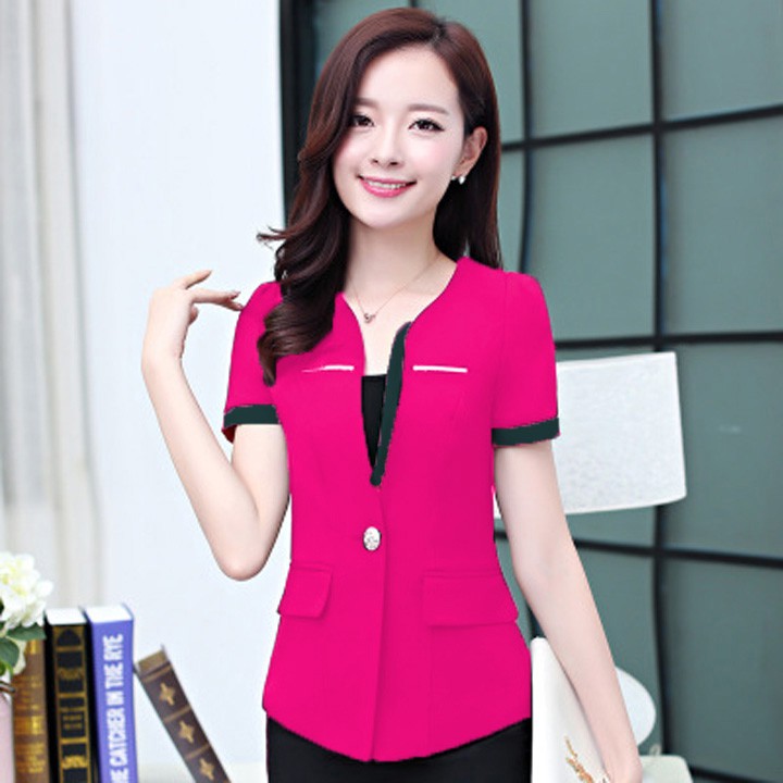 Áo vest nữ tay ngắn phối màu TV03 HÀNG ĐỦ SIZE