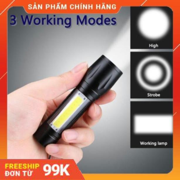 [Giảm 50%]  Đèn Pin Nhôm Siêu Sáng Cao Cấp Mini T1 Full Box - Bảo Hành 3 Tháng