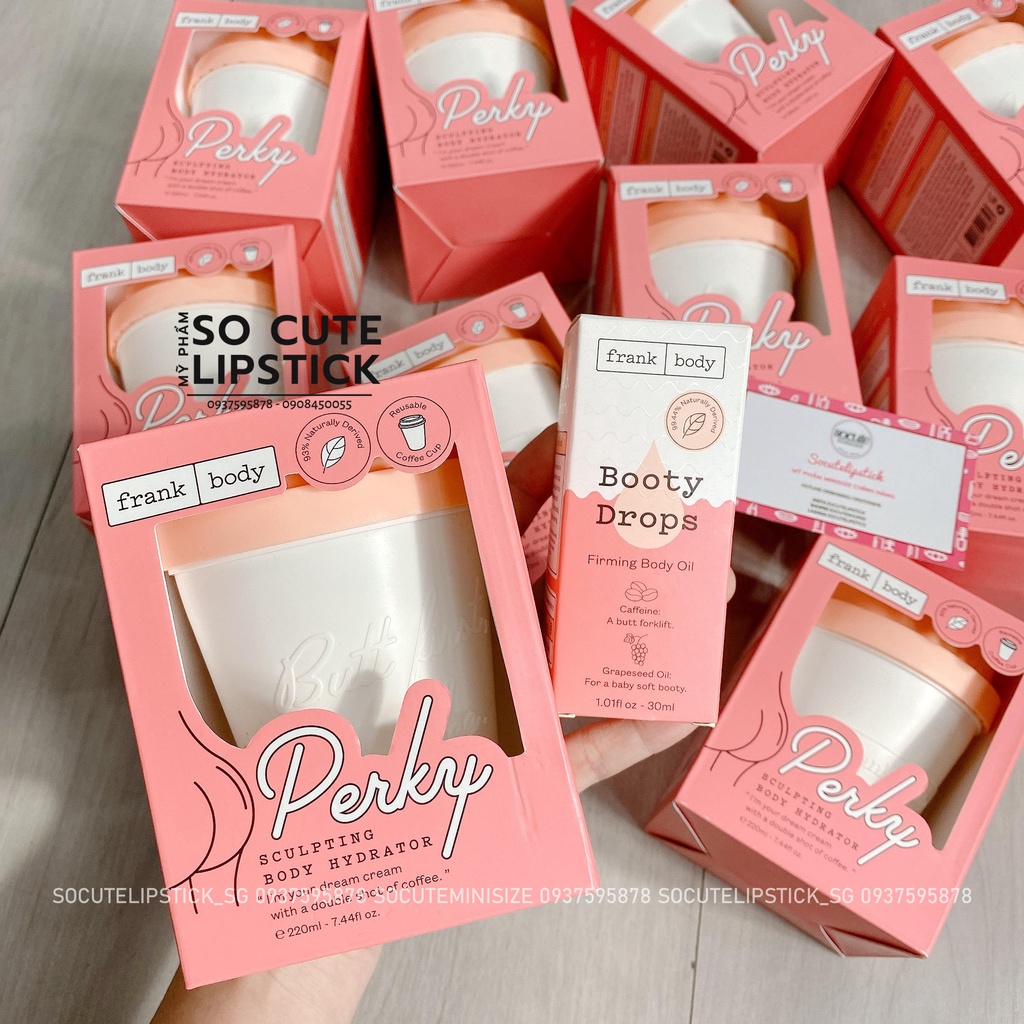 Kem Dưỡng Frank Body Perky Sculpting Body Hydrator Fullbox